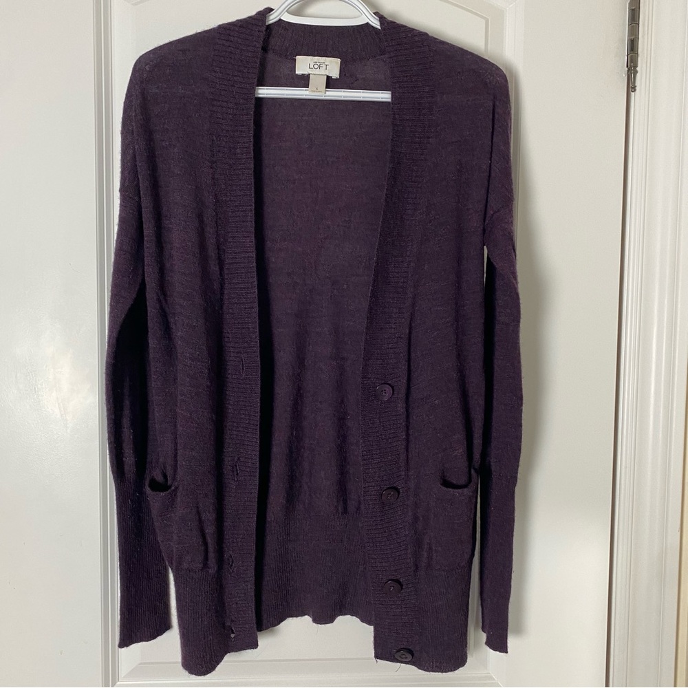 🟧$5 ADD-ON🟧 LOFT size S • cardigan sweater